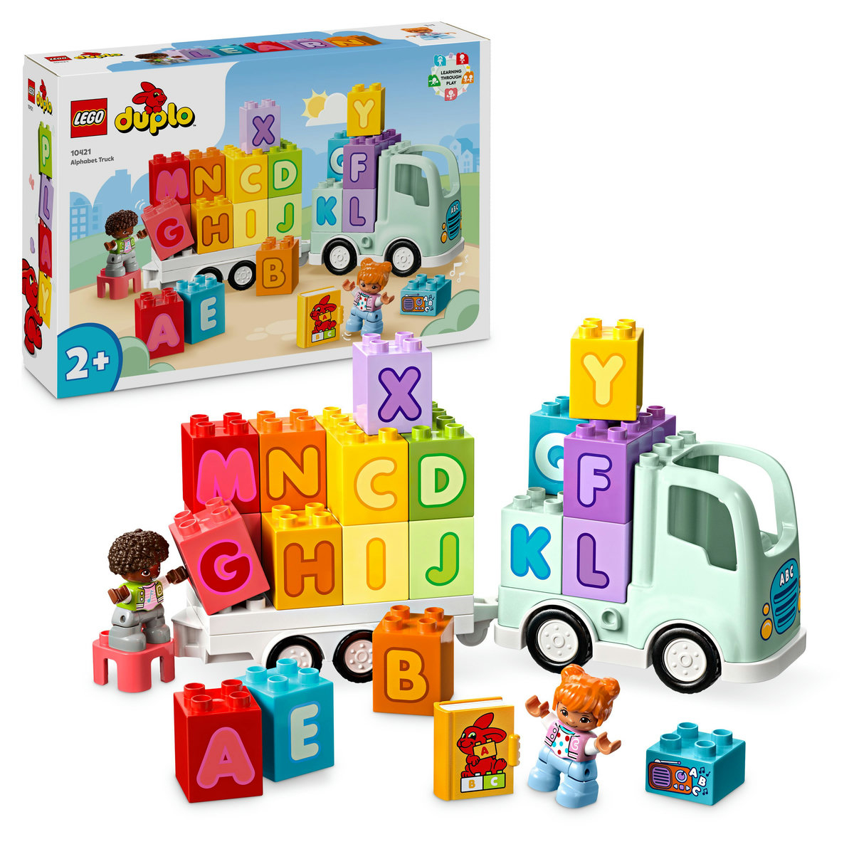 LEGO DUPLO - Camion cu alfabet 10421, 36 piese