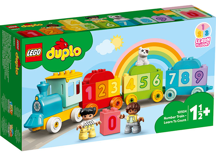 LEGO DUPLO, Primul meu Tren cu numere - invata sa numeri 10954, 23 piese