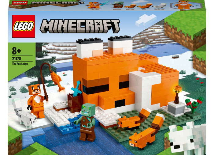LEGO® Minecraft - Vizuina vulpilor 21178, 193 piese - Scamp.ro