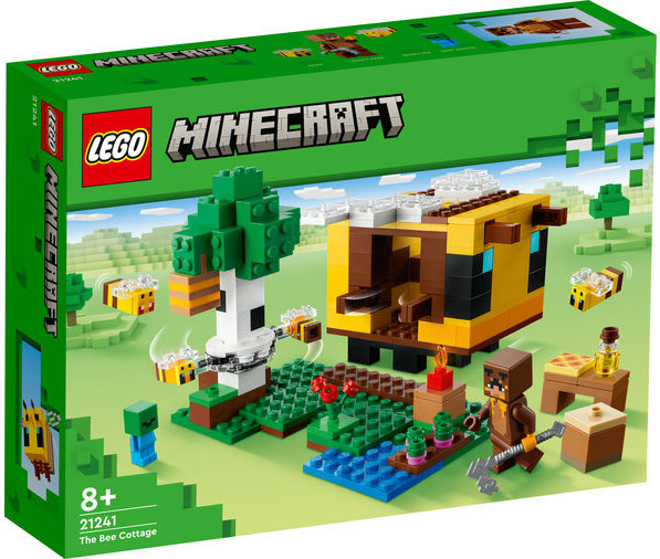 LEGO Minecraft - Casuta albinelor 21241, 254 piese