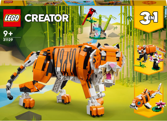 LEGO(R) Creator 3 in 1 - Maretul tigru 31129, 755 piese