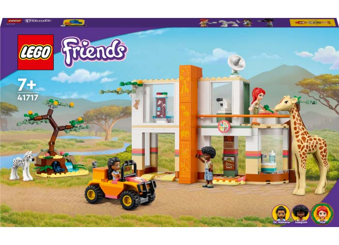 LEGO Friends - Salvarea animalelor salbatice cu Mia 41717, 430 piese
