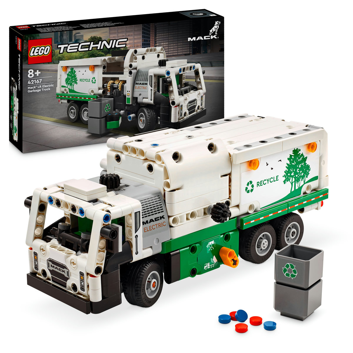 LEGO Technic - Autogunoiera Mack(R) LR electric 42167, 503 piese