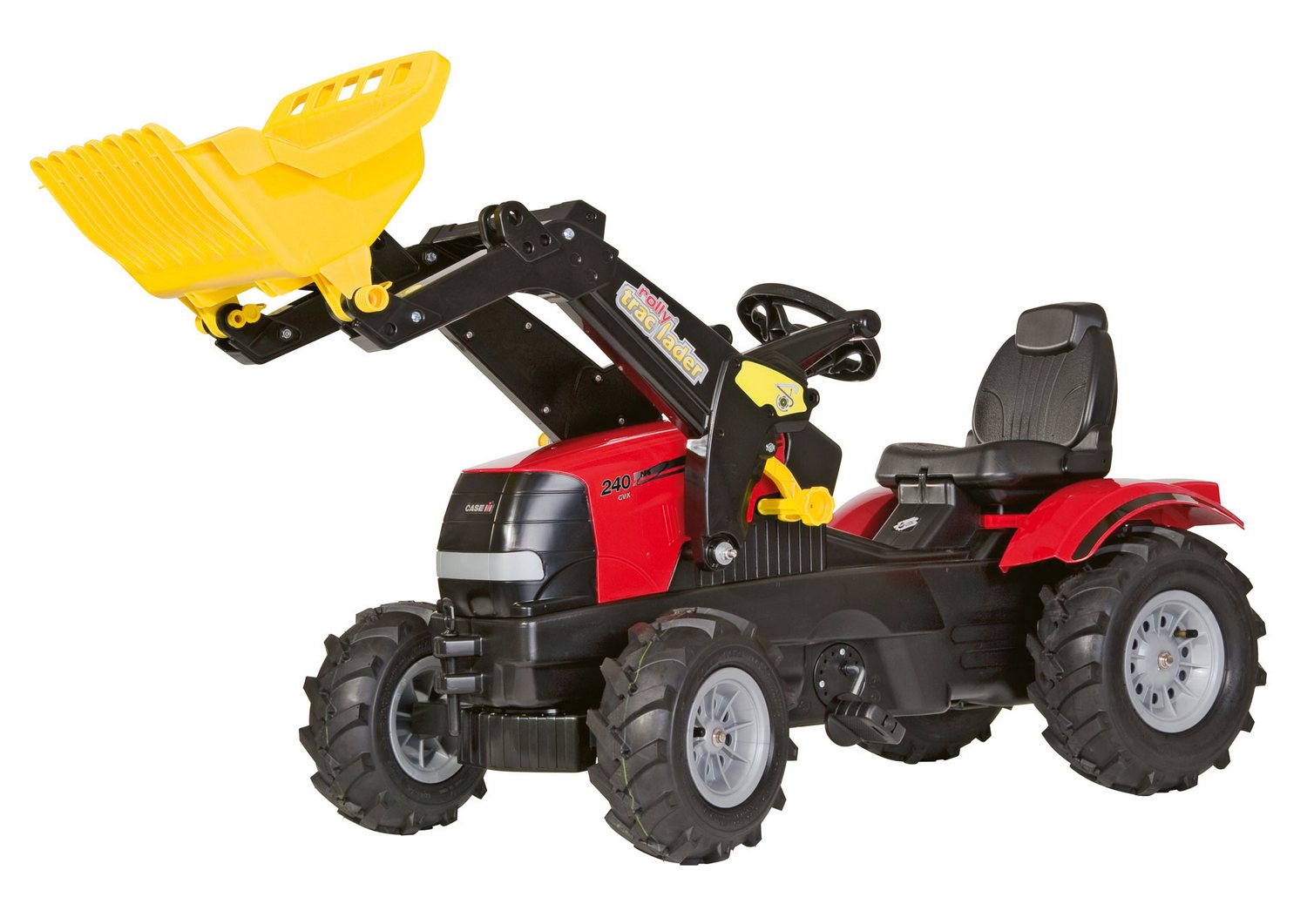 Tractor cu pedale Rolly Toys, Case Puma CVX 240 cu anvelope pneumatice
