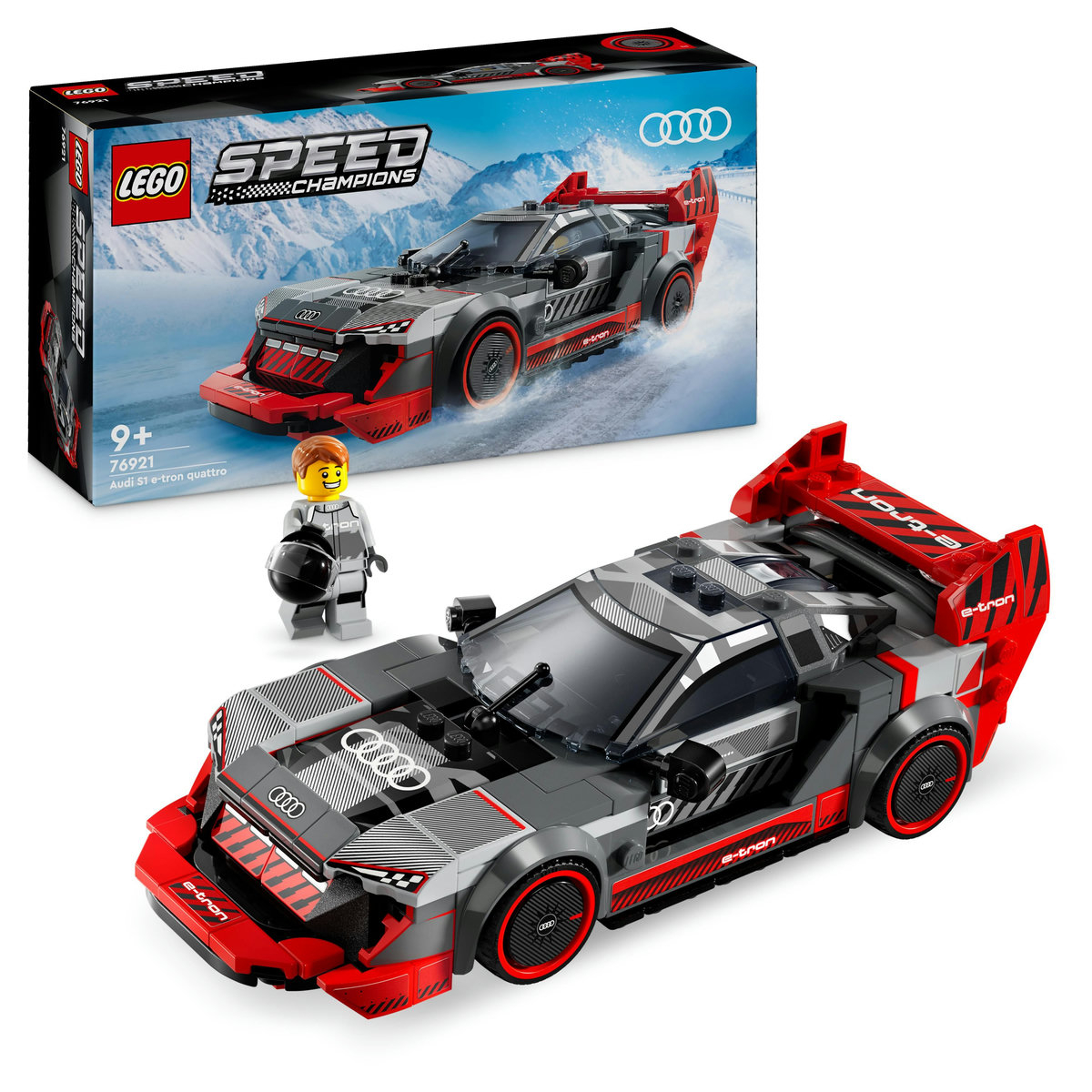 LEGO Speed Champions - Masina de curse Audi S1 E-Tron Quattro 76921, 274 piese