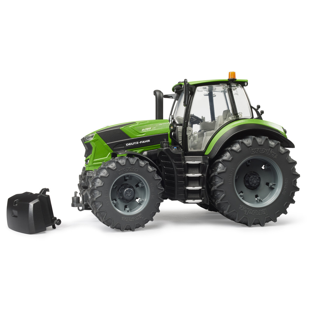 Tractor Bruder Deutz-Fahr 8280 TTV – cu roți detașabile - Scamp.ro