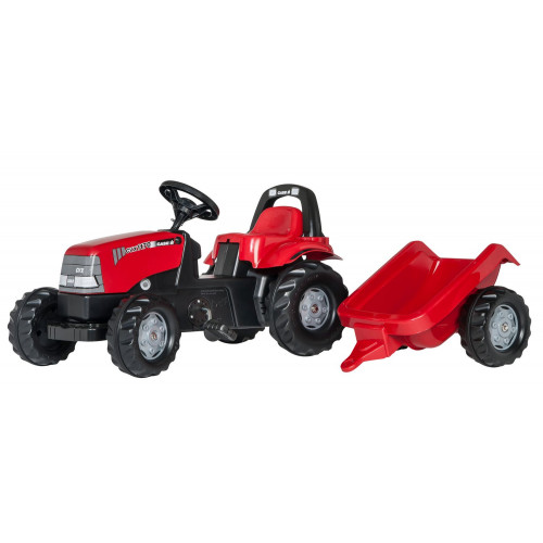 012411 - Tractor cu pedale Rolly Toys, Case CVX 1170 cu remorca rollyKid Trailer