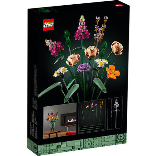 LEGO  Icons Creator Expert - Buchet de flori 10280, 756 piese - element galerie