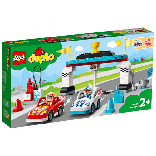 LEGO DUPLO Town - Masini de curse 10947, 44 piese
