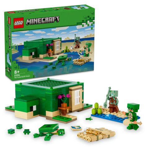 LEGO® Minecraft® - Casa de pe plaja testoaselor 21254, 234 piese
