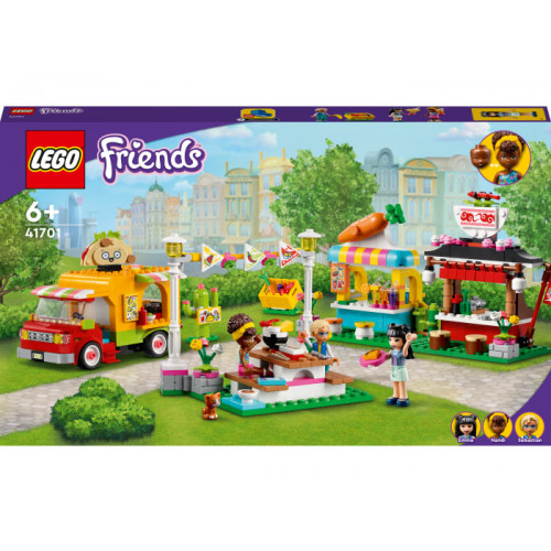 LEGO Friends, Piata cu mancare stradala 41701, 6 ani+, 592 piese
