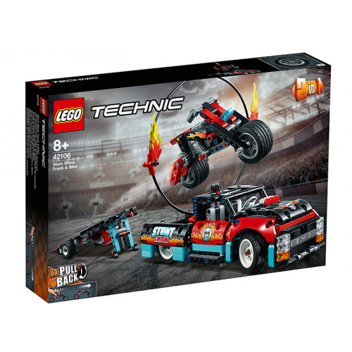 LEGO Technic, Camion si motocicleta pentru cascadorii 42106