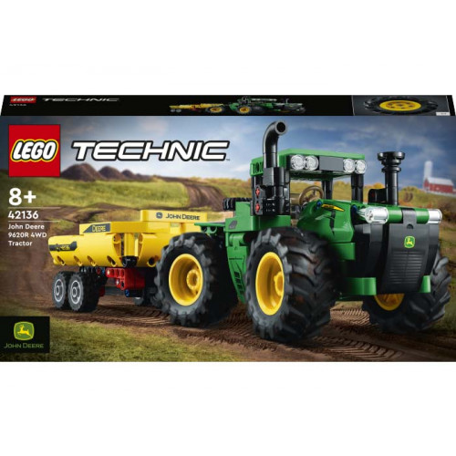 LEGO Technic - John Deere 9620R 4WD Tractor 42136, 390 piese