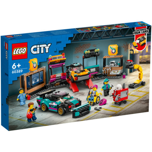 LEGO City - Service pentru personalizarea masinilor 60389, 507 piese