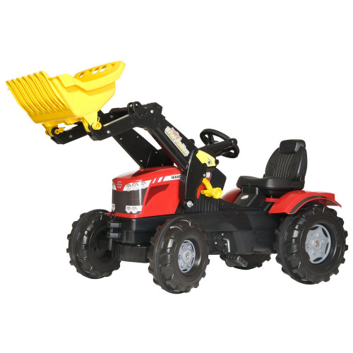 611133 - Tractor cu pedale Rolly Toys, Massey Ferguson 7726 cu incarcator frontal