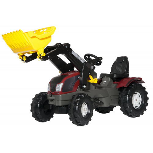 611157 - Tractor cu pedale Rolly Toys, Valtra T213 cu incarcator frontal