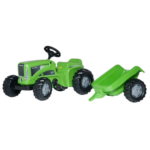 620005 - Tractor cu pedale Rolly Toys, Futura cu remorca