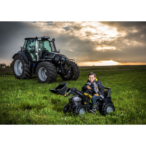 Tractor cu pedale Rolly Toys 710348, Deutz-Fahr Agrotron TTV Warrior cu incarcator frontal - element galerie