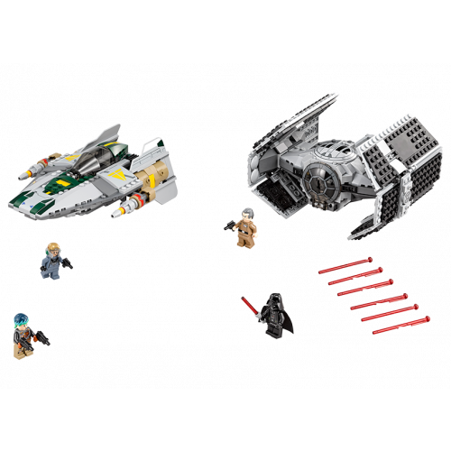 LEGO Star Wars, TIE Advanced al lui Vader contra A-Wing Starfighter 75150