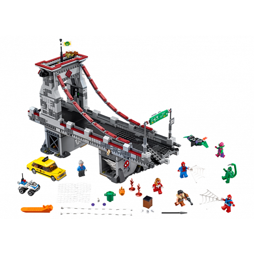 LEGO Marvel Super Heroes, Omul Paianjen: Lupta suprema de pe pod a razboinicilor Web 76057