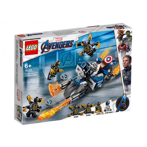 LEGO Marvel Super Heroes, Captain America: Atacul Outriderilor, 76123