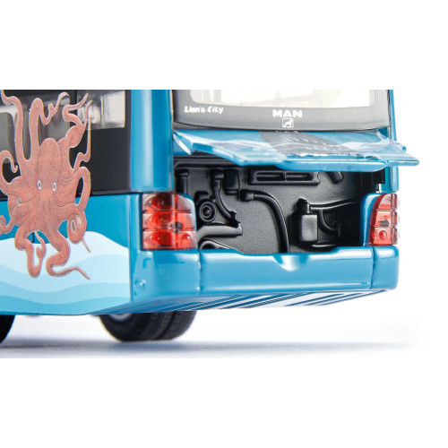 Autobuz articulat MAN, Siku 3736, replica fidela si detaliata la scara 1:50 - element galerie