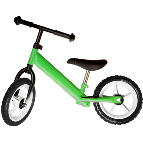 Bicicleta fara pedale verde