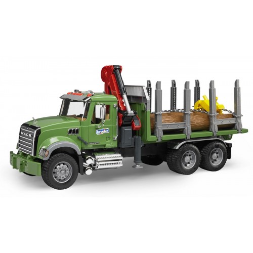 Camion forestier Mack cu macara, Bruder 02824 - element galerie