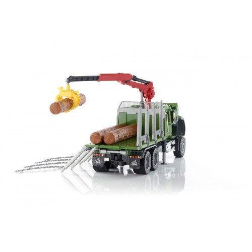 Camion forestier Mack cu macara, Bruder 02824 - element galerie