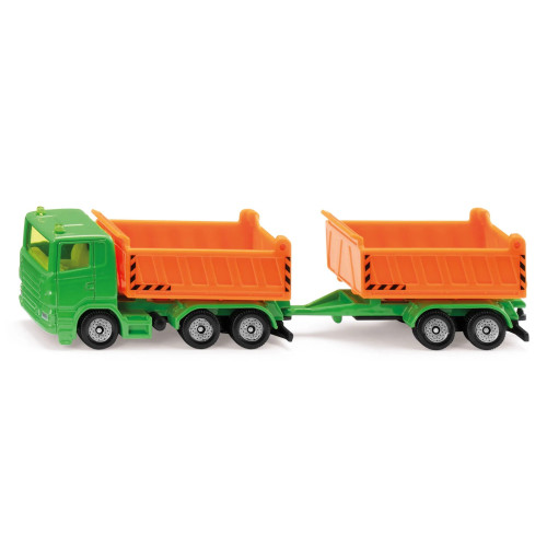 Camion basculanta Scania cu remorca Siku 1685