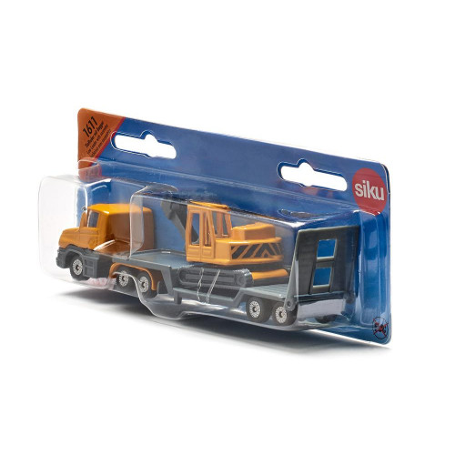 Camion cu platforma si excavator, Blister 16, Siku 1611 - element galerie