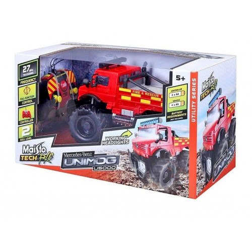 Camion de pompieri cu telecomanda RC, MB Unimog, Maisto - element galerie