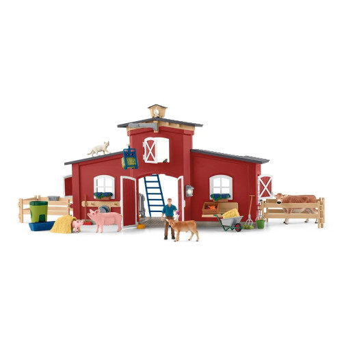 Ferma mare cu animale și accesorii, Schleich 42606
