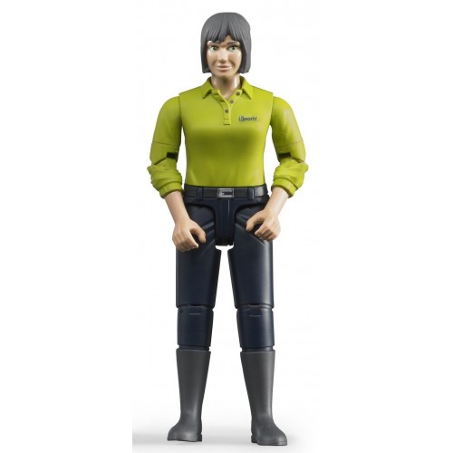 Figurina femeie cu bluza verde, Bruder bworld 60405