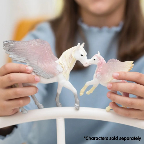 Figurina manza Pegasus rasarit, bayala, Schleich 70721 - element galerie