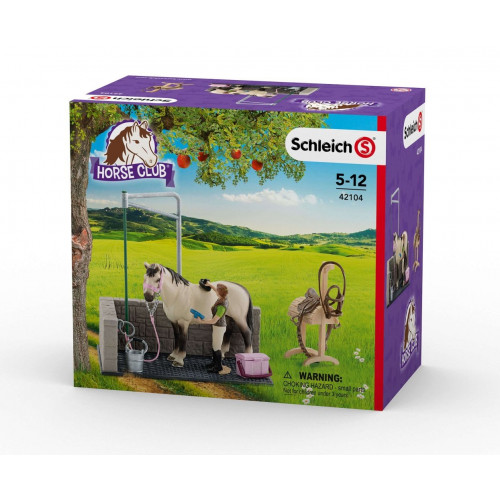 Figurina Schleich 42104, Zona de spalat caii - element galerie