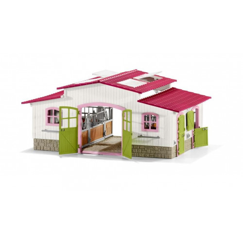 Centru de echitatie cu calaret, cai si accesorii, Schleich 42344 - element galerie