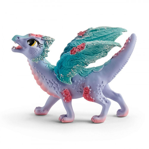 Zmeoaica impodobita cu flori si pui, Schleich bayala 70592 - element galerie