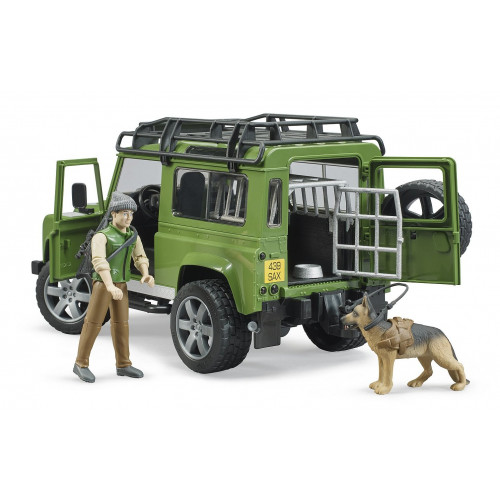 Masina Land Rover Defender cu padurar, Bruder 02587 - element galerie