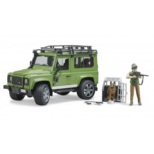 Masina Land Rover Defender cu padurar, Bruder 02587 - element galerie