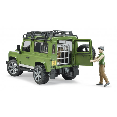 Masina Land Rover Defender cu padurar, Bruder 02587 - element galerie