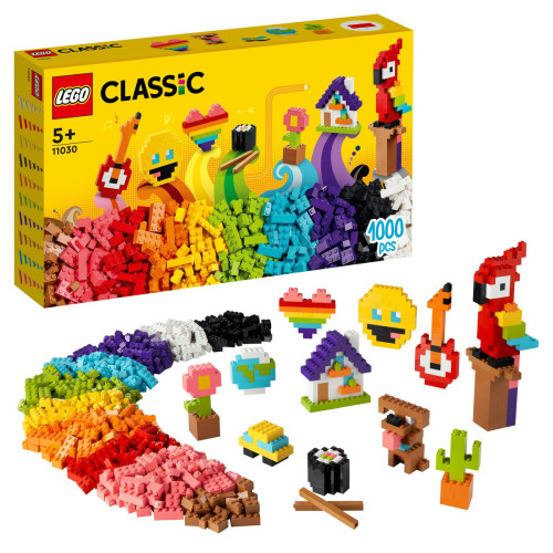 LEGO® Classic - O multime de caramizi 11030, 1000 piese