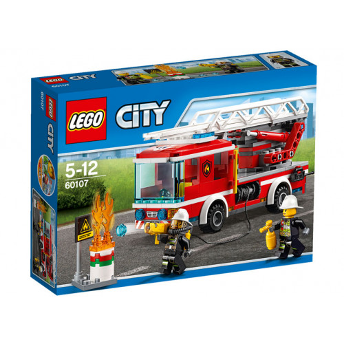 LEGO City, Camion de pompieri cu scara 60107