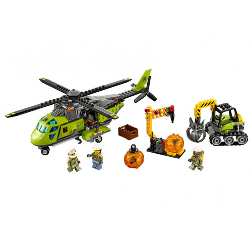 LEGO City, Elicopter de aprovizionare la vulcan 60123