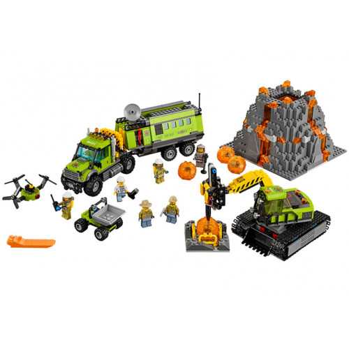 LEGO City, Baza de explorare a vulcanului 60124