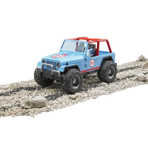 Masina de teren Jeep Cross Country de curse, cu sofer, Bruder 02541 - element galerie