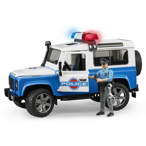 Masina de Politie Bruder 02595, Land Rover Defender