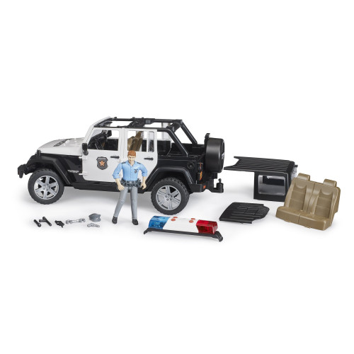 Masina de politie Jeep Wrangler Rubicon - Bruder 02526 - element galerie
