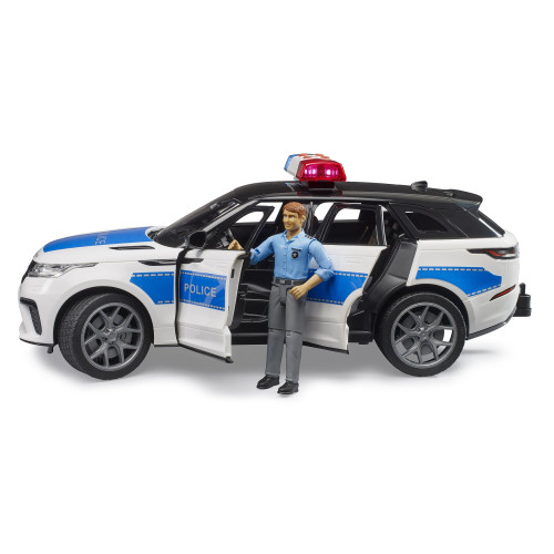 Masina de politie Range Rover Velar cu figurina politist, Bruder 02890