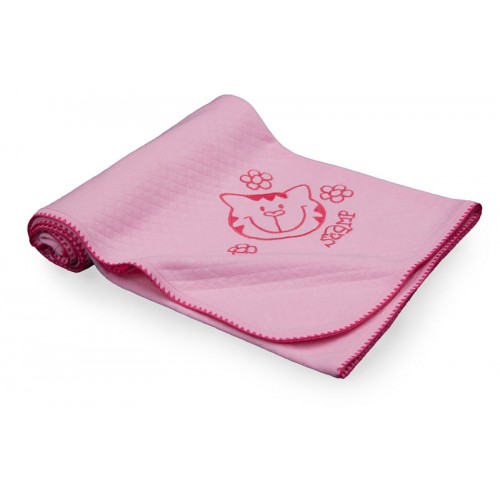 Pătură din bumbac/Roz crin